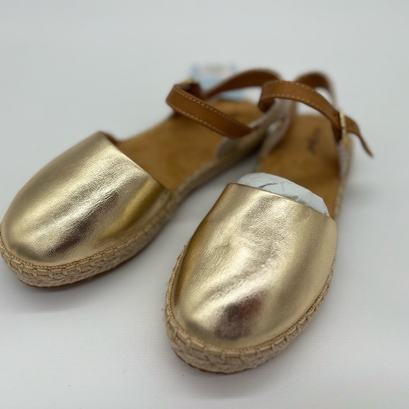 Kids Luna Jute Espardille Sandals Gold - Cat & Jack - Picture 4 of 6